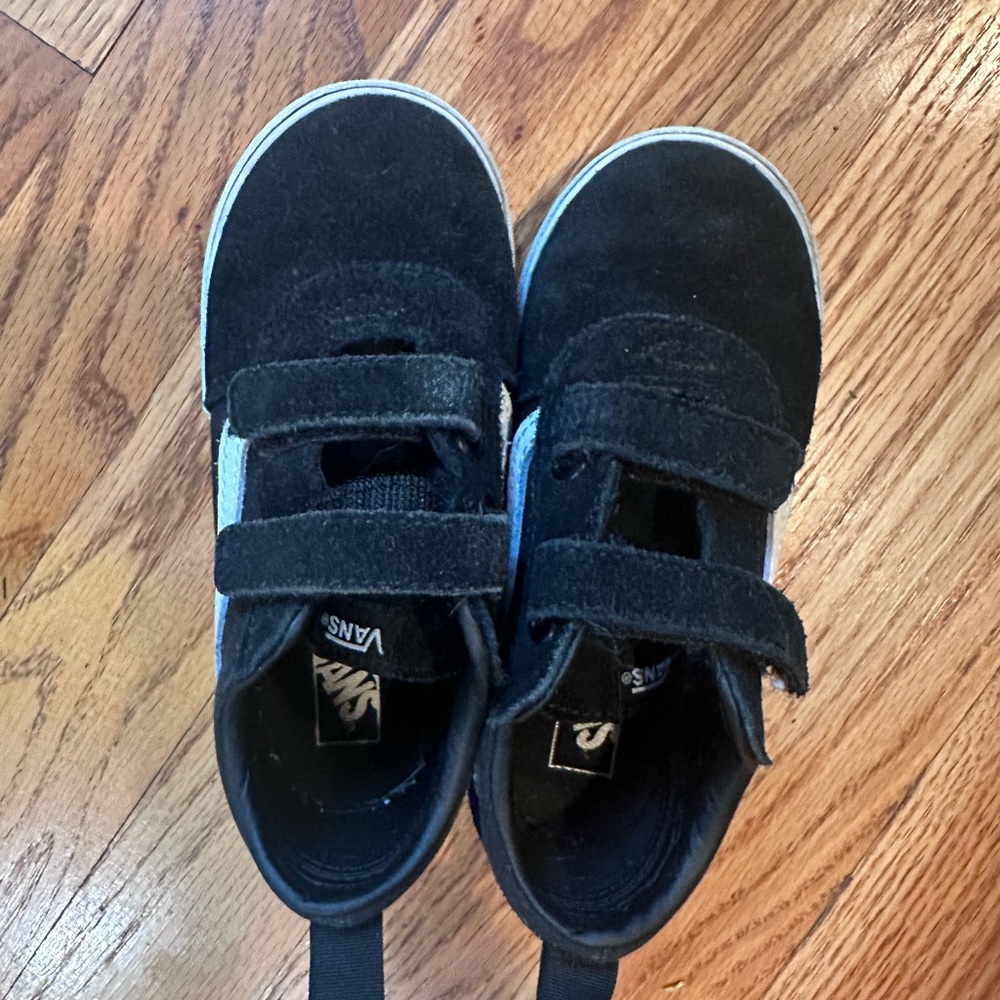 Vans Kids Black Sneakers, 10T